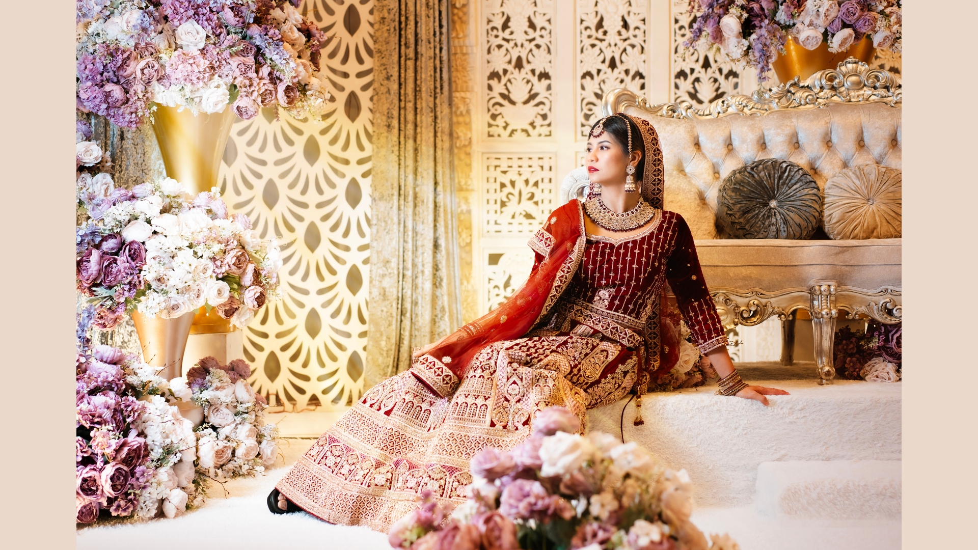 Mint green modern bridal lehenga with fusion design elements