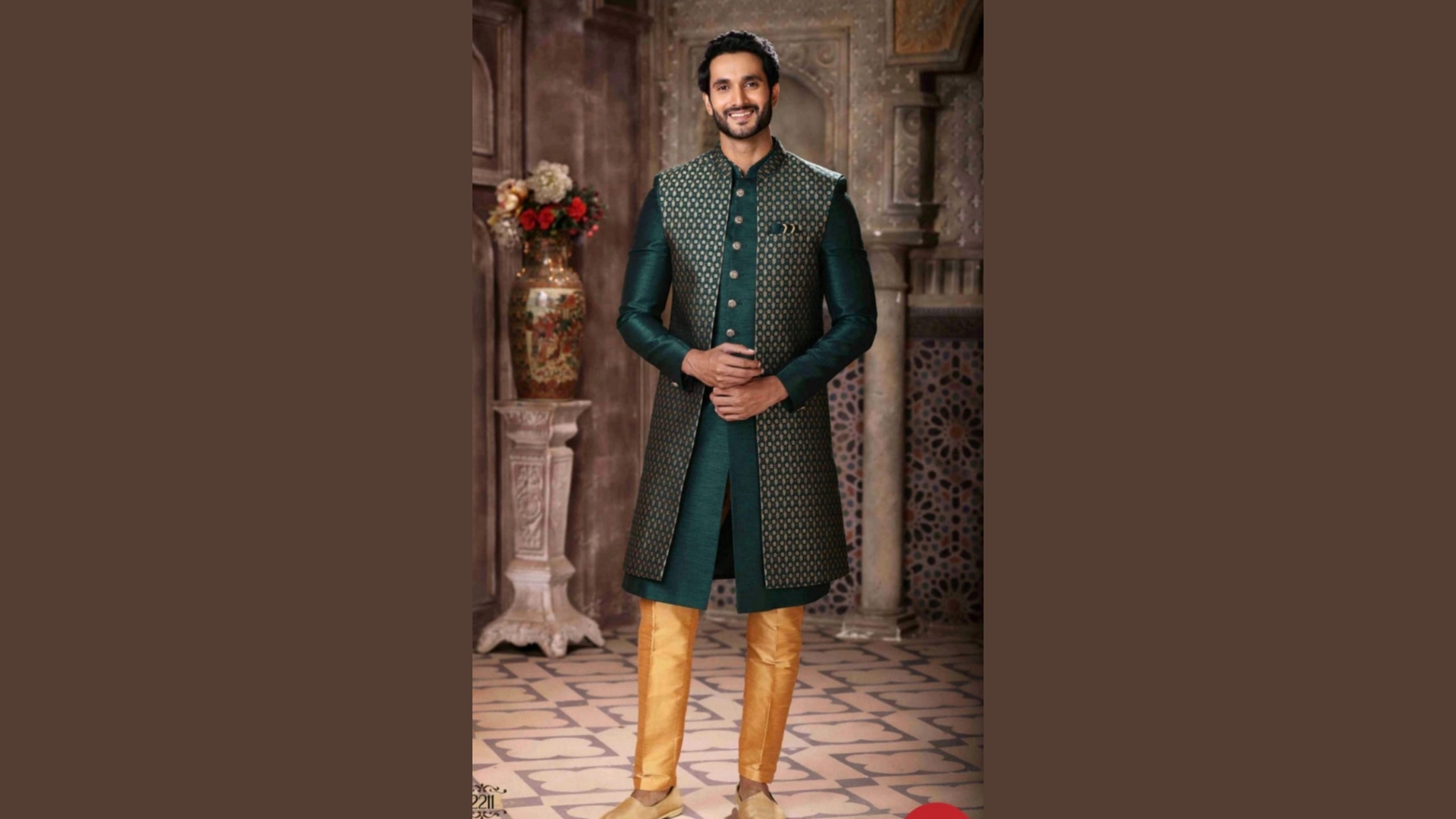 Modern dhoti pants ensemble for contemporary South Asian fashion